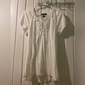 French Laundry bling blouse-large like new